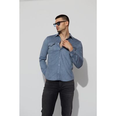 Monfrère Monfrère Eastwood Suede Western Snap Shirt