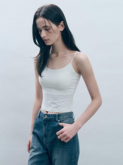 MONGDOL Cap-lined String Seamless Inner Tank Top (MDTS076)