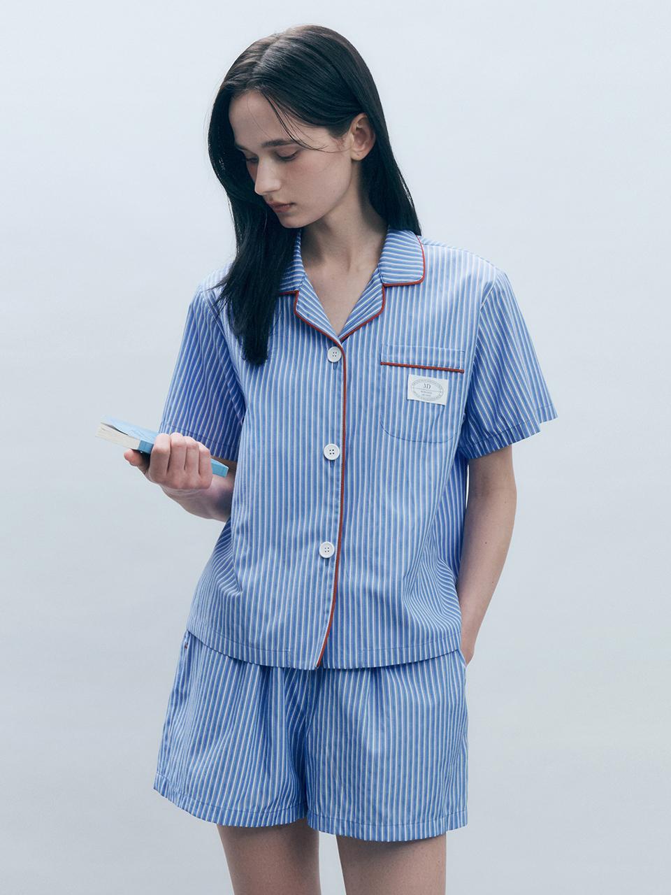 MONGDOL Comfort Cotton Stripe Short Sleeve Pajama (MDPJ001)