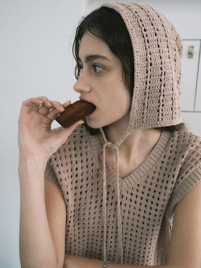 MONGDOL Punching Knit Bandana Hat (MDAC046)
