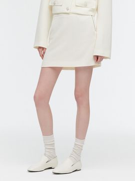 MONGDOL Tweed Mini Skirt