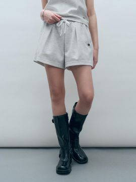 MONGDOL Waffle Band Sweat Shorts [Light Gray] (MDPT069LGRAY)