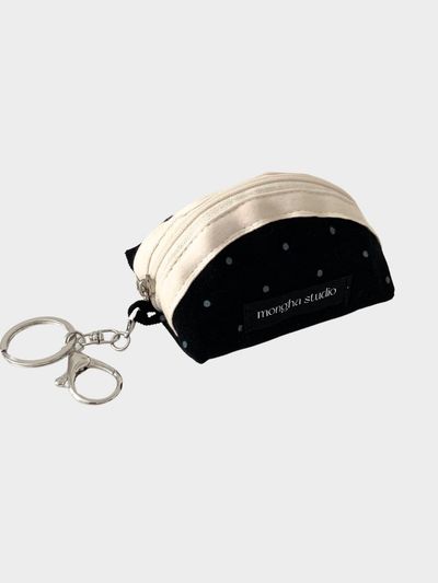 mongha studio Dot Keyring Pouch [Black]