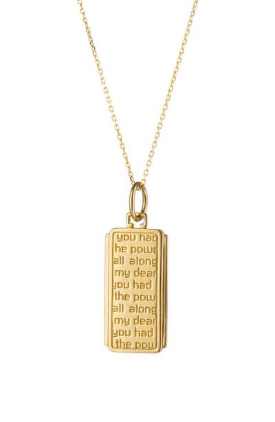 Monica Rich Kosann Monica Rich Kosann 18K Gold Dorothy Medallion Necklace 