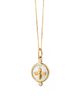 Monica Rich Kosann Monica Rich Kosann 18K Yellow Gold Diamond & Mother of Pearl Queen Bee Pendant Necklace, 17 - 2