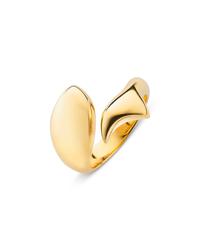 Monica Rich Kosann Monica Rich Kosann 18K Yellow Gold Perseverance Sculptural Fish Ring
