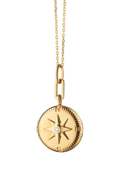 Monica Rich Kosann Monica Rich Kosann Adventure Compass Locket Necklace