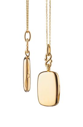Monica Rich Kosann Monica Rich Kosann Britt Slim Rectangle Locket Necklace
