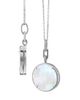 Monica Rich Kosann Monica Rich Kosann Brooke Slim Mother-of-Pearl & Sterling Silver Locket Necklace  - 1