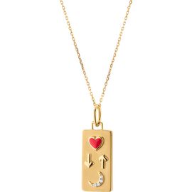Monica Rich Kosann Monica Rich Kosann Love You to the Moon & Back Diamond Pendant Necklace