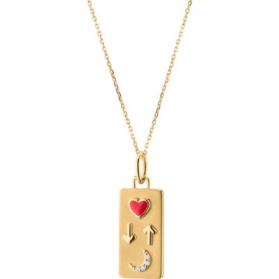 Monica Rich Kosann Monica Rich Kosann Love You to the Moon & Back Diamond Pendant Necklace
