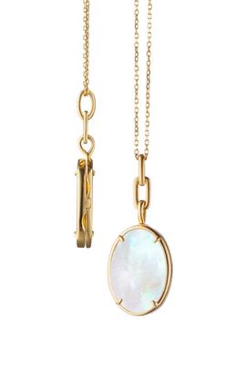 Monica Rich Kosann Monica Rich Kosann Mother-of-Pearl Locket Necklace