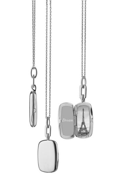 Monica Rich Kosann Monica Rich Kosann Slim Rectangular Locket Necklace