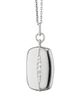 Monica Rich Kosann Monica Rich Kosann Slim White Sapphire Rectangle Locket Necklace - 1