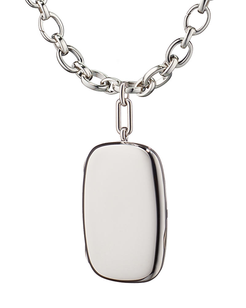 Monica Rich Kosann Monica Rich Kosann Sterling Silver Finn Audrey Locket Necklace, 18