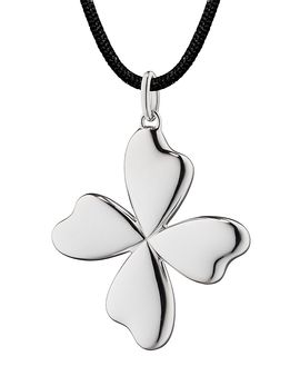 Monica Rich Kosann Monica Rich Kosann Sterling Silver Lucky Four Leaf Clover Necklace, 20