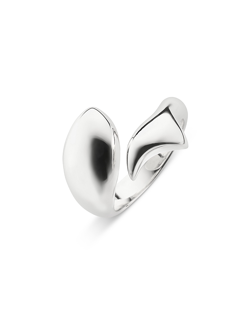 Monica Rich Kosann Monica Rich Kosann Sterling Silver Perseverance Sculptural Fish Ring