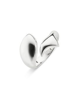 Monica Rich Kosann Monica Rich Kosann Sterling Silver Perseverance Sculptural Fish Ring