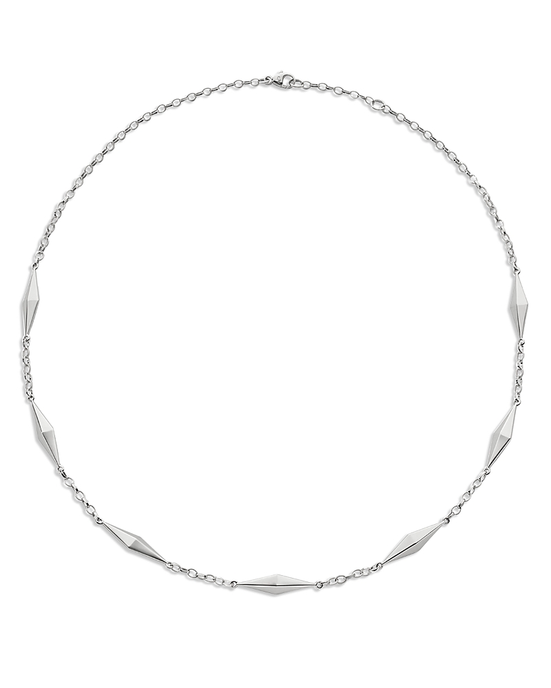 Monica Rich Kosann Monica Rich Kosann Sterling Silver Points North Necklace, 17