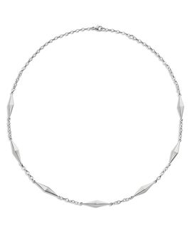 Monica Rich Kosann Monica Rich Kosann Sterling Silver Points North Necklace, 17