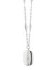 Monica Rich Kosann Monica Rich Kosann Sterling Silver Points North White Sapphire Pave Rectangular Locket Pendant Necklace, 20-22 - 2