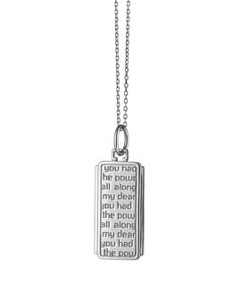 Monica Rich Kosann Monica Rich Kosann Sterling Silver Power Dorothy Necklace, 17