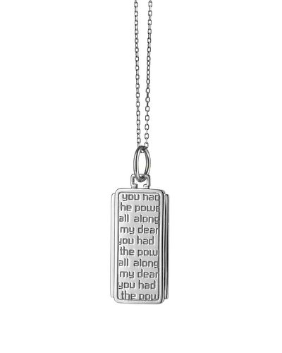 Monica Rich Kosann Monica Rich Kosann Sterling Silver Power Dorothy Necklace, 17