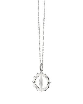 Monica Rich Kosann Monica Rich Kosann Sterling Silver Small Points North Necklace, 18