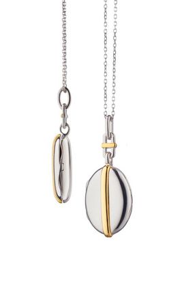 Monica Rich Kosann Monica Rich Kosann Tess Slim Oval Locket Necklace