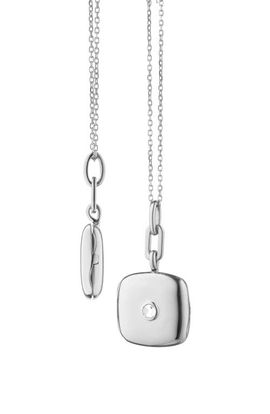 Monica Rich Kosann Monica Rich Kosann Viv Slim Cushion Locket Pendant Necklace