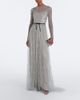 Monique Lhuillier Monique Lhuillier Bow-detail sequined tulle bustier gown - 2