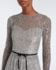 Monique Lhuillier Monique Lhuillier Bow-detail sequined tulle bustier gown - 3