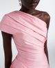 Monique Lhuillier Monique Lhuillier Draped one-shoulder bustier gown - 3