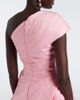 Monique Lhuillier Monique Lhuillier Draped one-shoulder bustier gown - 4