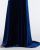 Monique Lhuillier Monique Lhuillier Embellished draped velvet gown - 5