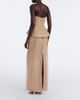 Monique Lhuillier Monique Lhuillier Embellished peplum bustier gown - 6