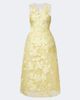 Monique Lhuillier Monique Lhuillier Floral tulle midi dress - 1