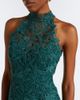 Monique Lhuillier Monique Lhuillier Halterneck lace gown - 3