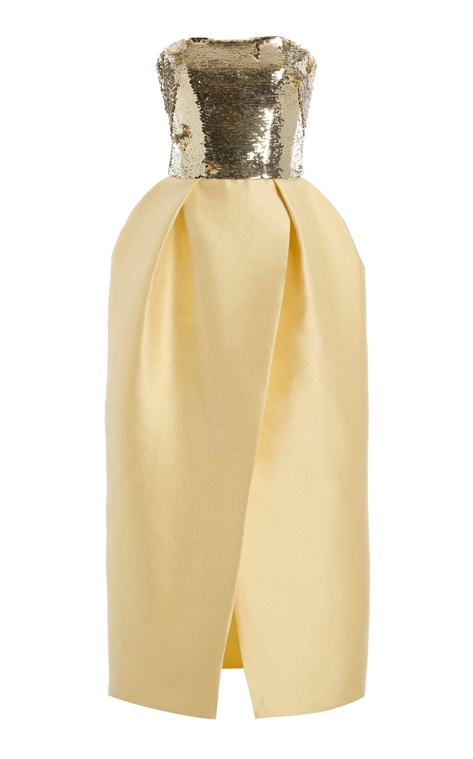 Monique Lhuillier Monique Lhuillier Sequin Bodice Dress