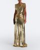 Monique Lhuillier Monique Lhuillier Sequined embellished gathered gown - 2