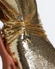 Monique Lhuillier Monique Lhuillier Sequined embellished gathered gown - 4