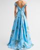 Monique Lhuillier Women's Floral Silk Taffeta Off-the-Shoulder Ballgown - 3