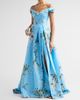 Monique Lhuillier Women's Floral Silk Taffeta Off-the-Shoulder Ballgown - 4