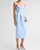 Monique Lhuillier Women's Strapless Draped Cocktail Dress - 4