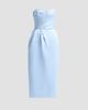 Monique Lhuillier Women's Strapless Draped Cocktail Dress - 6