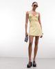 Monki Monki 90s cami mini dress in yellow - 1