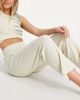 Monki Monki Ally knitted lounge pant in camel - BEIGE-Neutral - 4