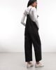 Monki Monki denim wide leg jumpsuit in black wash - 4