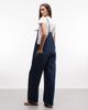 Monki Monki denim wide leg jumpsuit in blue wash - 3