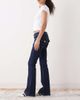 Monki Monki flare leg jeans in dark blue - 3